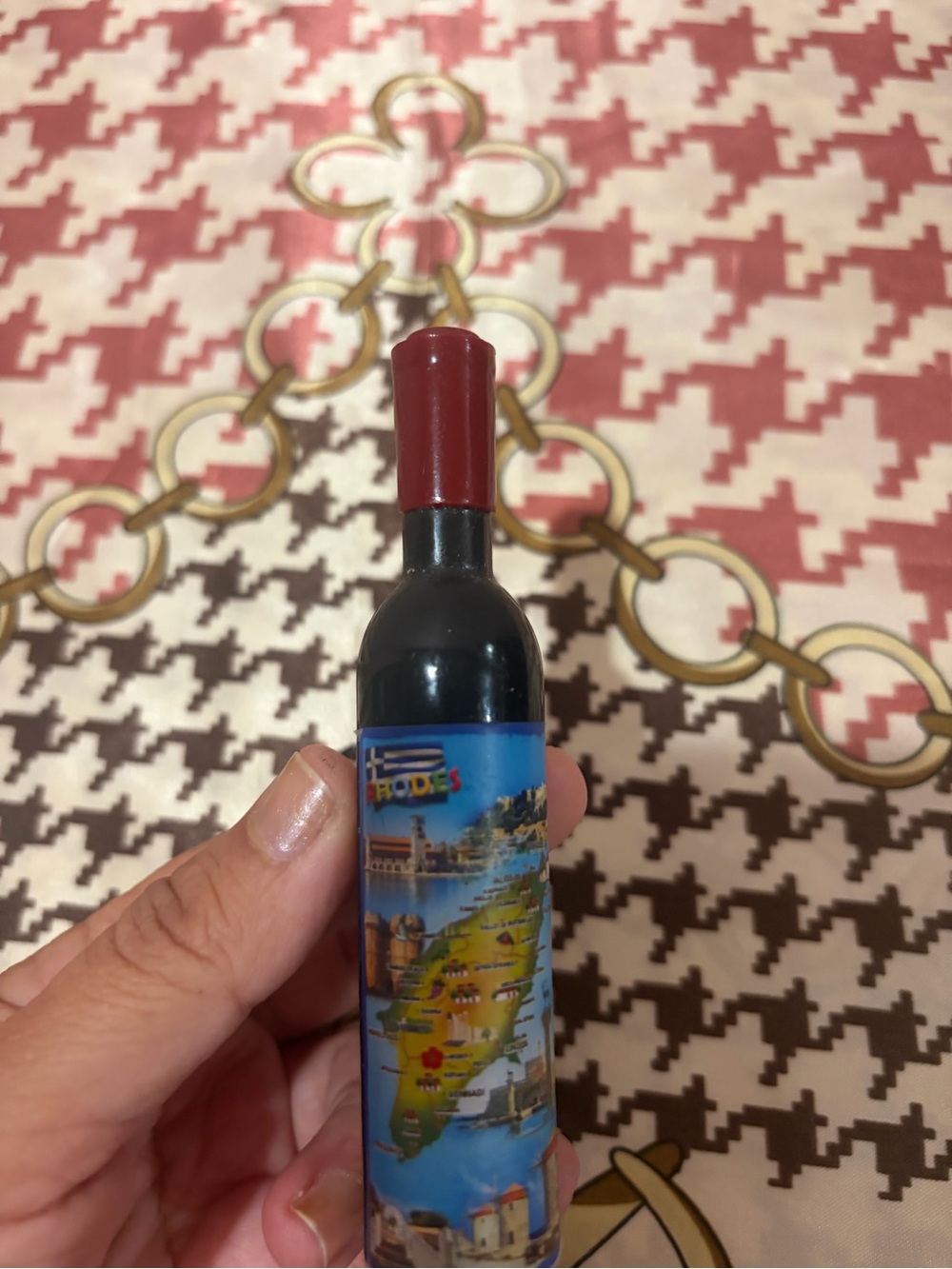 Mini Red Wine Bottle Favor – Decorative Home & Party Accent